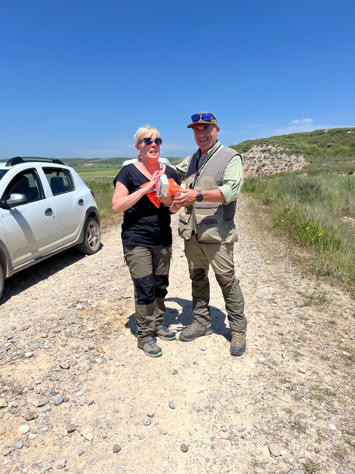 CODORNIZ CON PERRO, MENDAVIA 18-05-25